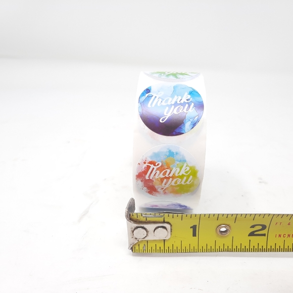 🍁(3/$25) New! 500 piece elephant thank you stickers - Picture 3 of 4